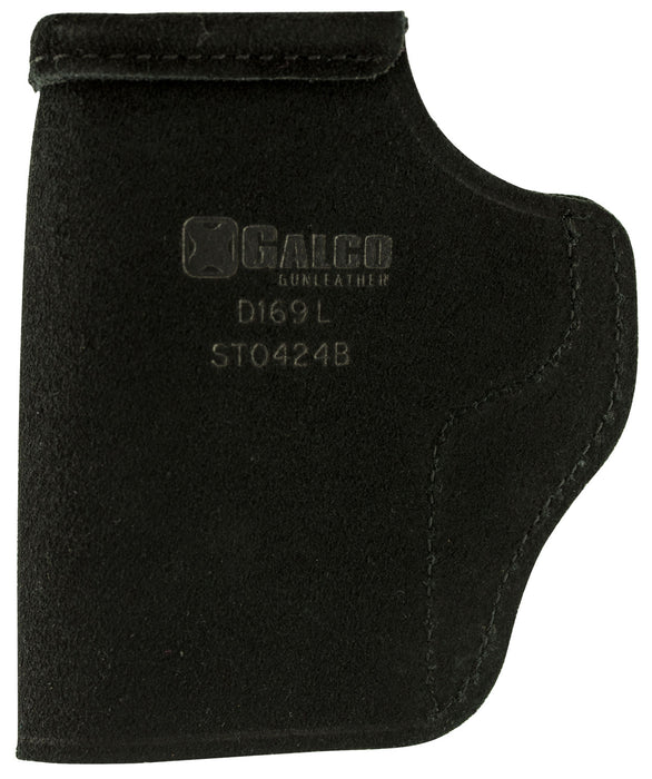 Galco STO424B Stow-N-Go  IWB Black Leather Belt Clip Fits 1911 3" Barrel Right Hand