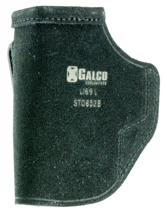 Galco STO652B Stow-N-Go  IWB Black Leather Belt Clip Fits S&W M&P Shield/Walther PPS/S&W M&P Shield 2.0 Right Hand