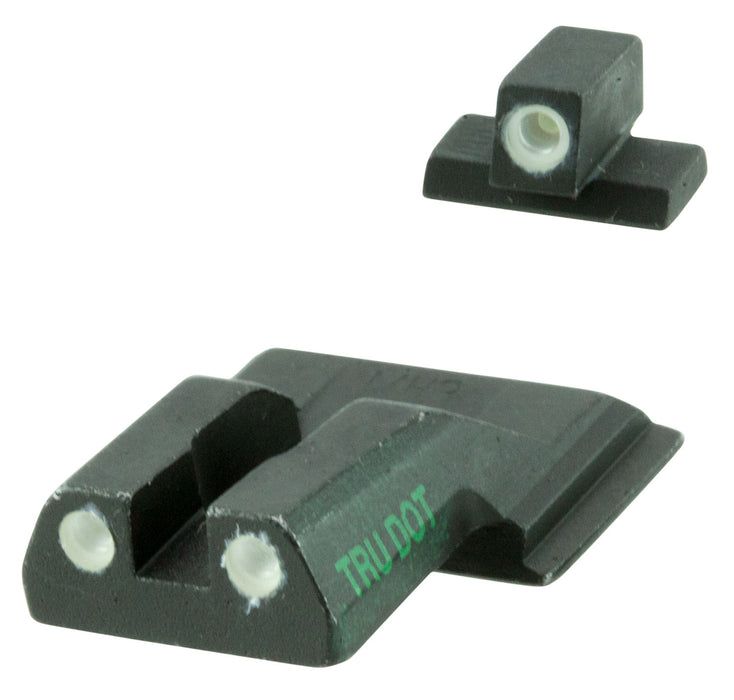 Meprolight USA 117703101 Tru-Dot  Black | Green Tritium Front Sight Green Tritium Rear Sight Set