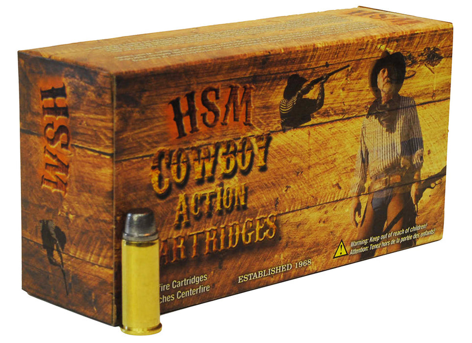 HSM 44M11N Cowboy Action  44 Rem Mag 200 gr 975 fps Round Nose Flat Point (RNFP) 50 Bx/10 Cs