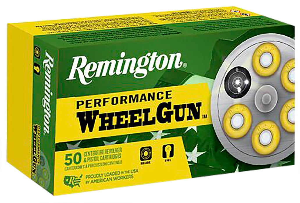 Remington Ammunition 22271 Performance WheelGun  38 Special 158 gr 755 fps Lead Semi-Wadcutter (LSWC) 50 Bx/10 Cs