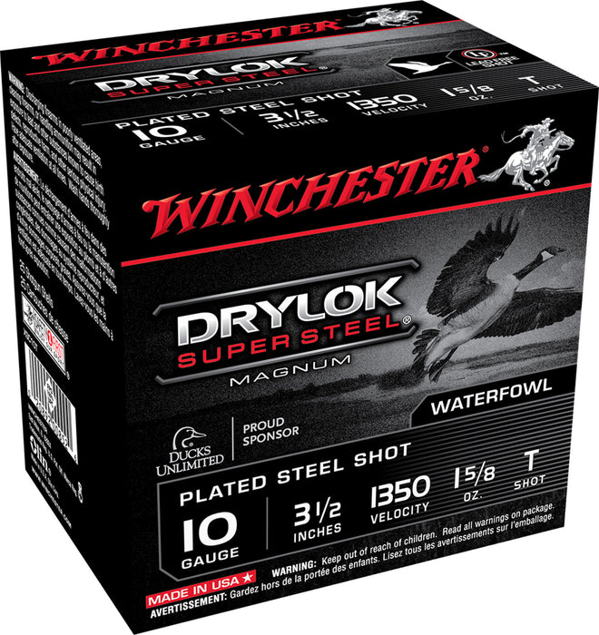 Winchester Ammo XSC10T DryLock Super Magnum 10 Gauge 3.50" 1 5/8 oz 1350 fps T Shot 25 Bx/10 Cs