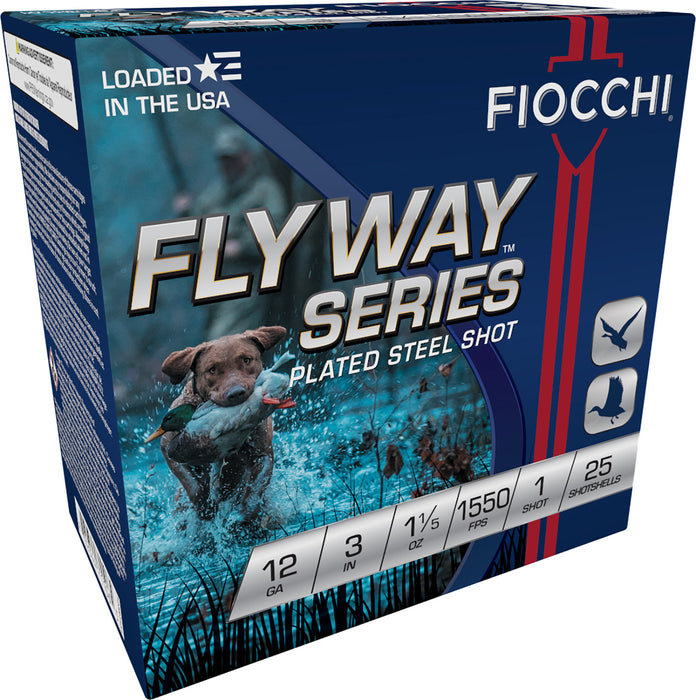 Fiocchi 123ST151 Flyway  12 Gauge 3" 1 1/5 oz 1550 fps 1 Shot 25 Bx/10 Cs