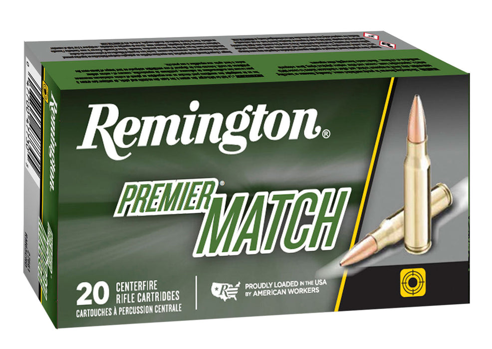 Remington Ammunition 27673 Premier Match  6.5 PRC 145 gr Berger Open Tip Match 20 Bx/10 Cs