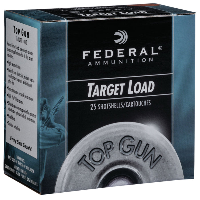 Federal TGSH1275 Top Gun  12 Gauge 2.75" 1 oz 1300 fps 7.5 Shot 25 Bx/10 Cs