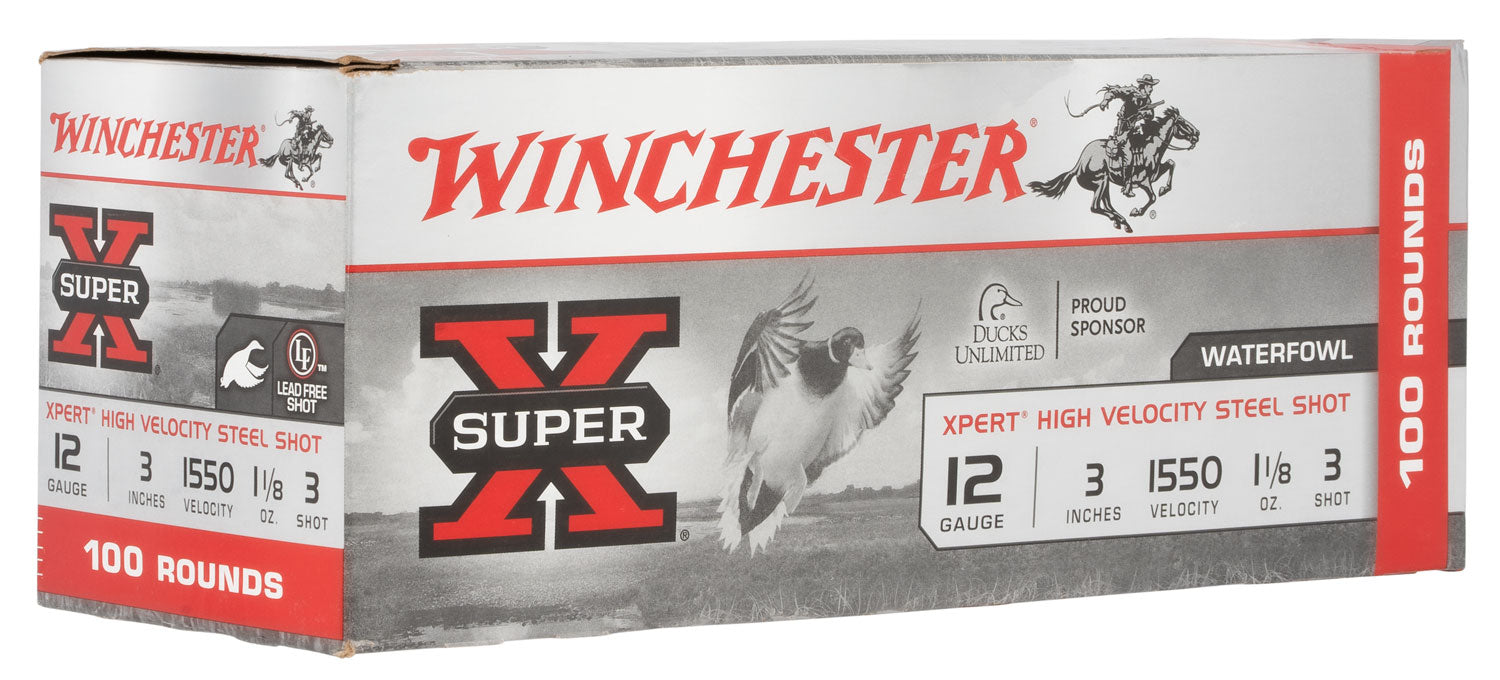 Winchester Ammo WEX1233VP Super X Xpert High Velocity 12 Gauge 3" 1 1/8 oz 1550 fps 3 Shot 100 Bx/2 Cs (Value Pack)