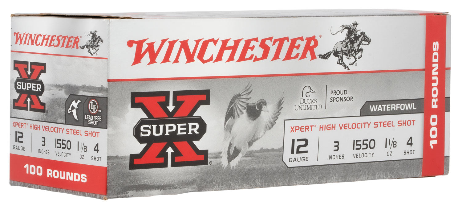 Winchester Ammo WEX1234VP Super X Xpert High Velocity 12 Gauge 3" 1 1/8 oz 1550 fps 4 Shot 100 Bx/2 Cs (Value Pack)