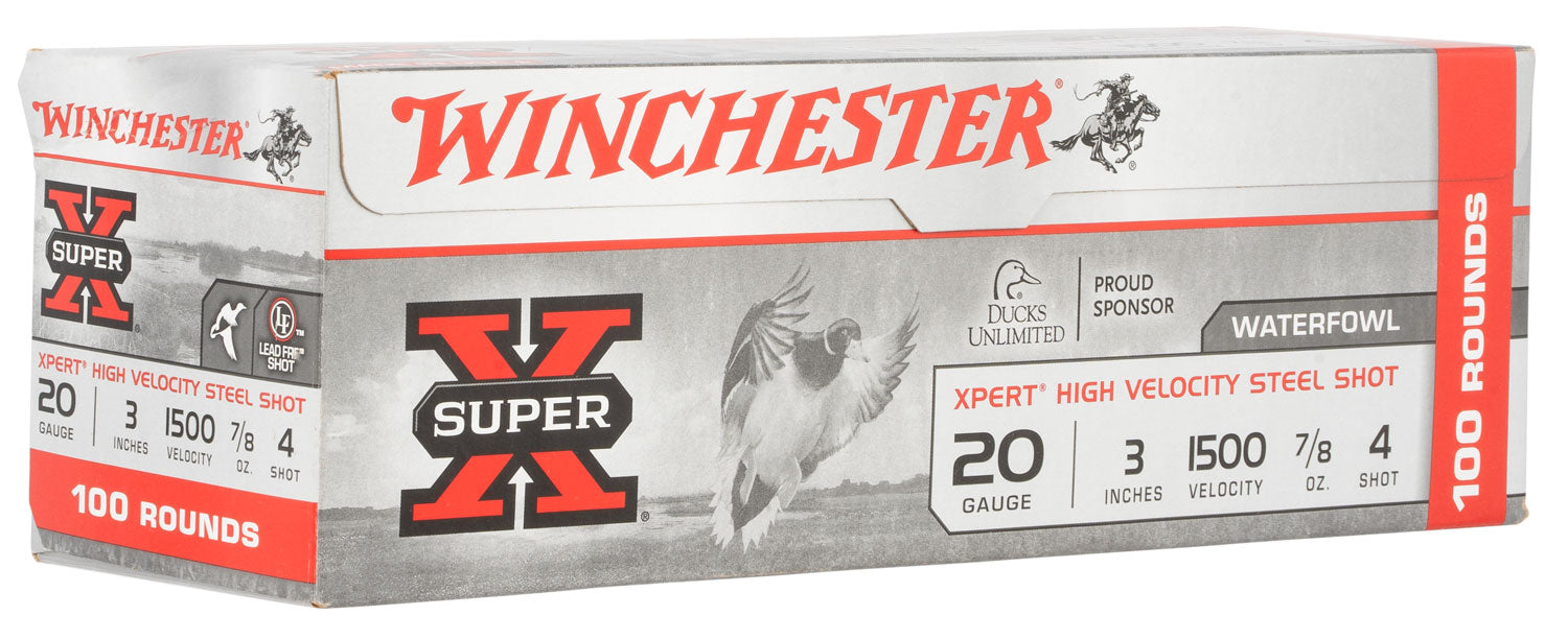 Winchester Ammo WEX2034VP Super X Xpert High Velocity 20 Gauge 3.50" 7/8 oz 1500 fps 4 Shot 100 Bx/2 Cs (Value Pack)