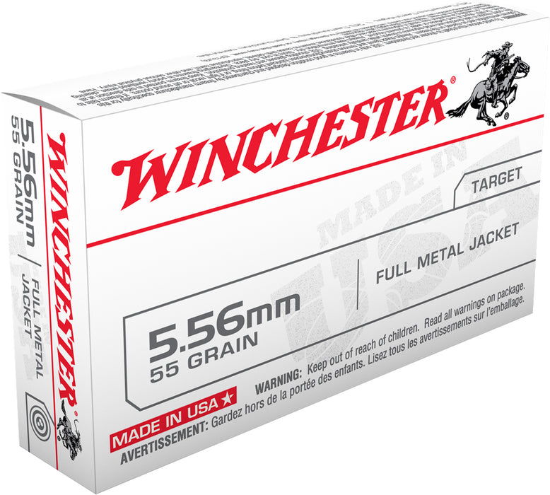 Winchester Ammo SG556W Service Grade  5.56x45mm NATO 55 gr Full Metal Jacket (FMJ) 20 Bx/50 Cs