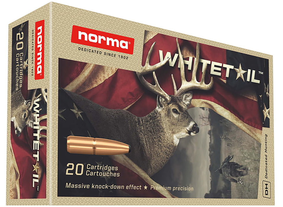 Norma Ammunition 20177392 Dedicated Hunting Whitetail 30-06 Springfield 150 gr Pointed Soft Point (PSP) 20 Per Box/ 10 Cs