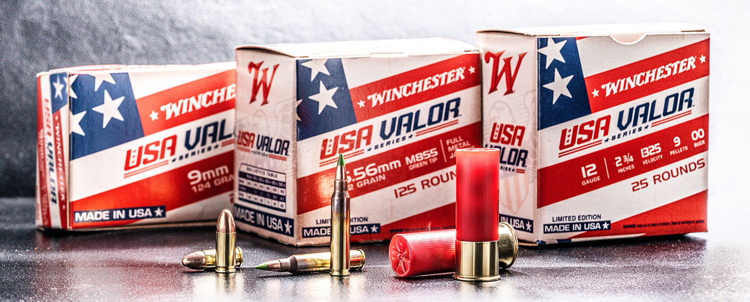 Winchester Ammo USA1200VP USA Valor 12 Gauge 2.75" 9 Pellets 1325 fps 00 Buck Shot 25 Bx/10 Cs (Limited)