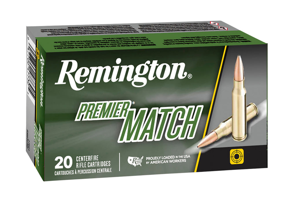 Remington Ammunition 21205 Premier Match  6.5 Grendel 130 gr 2400 fps Berger Open Tip Match 20 Bx/10 Cs