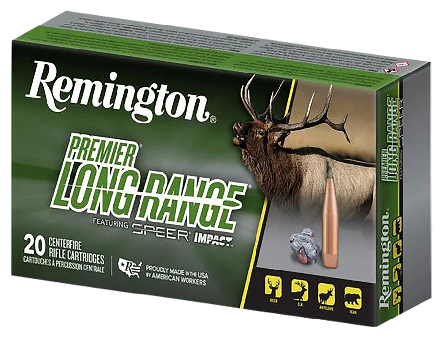 Remington Ammunition R28830 Premier Long Range  300 PRC 215 gr Speer Impact 20 Per Box/ 10 Cs