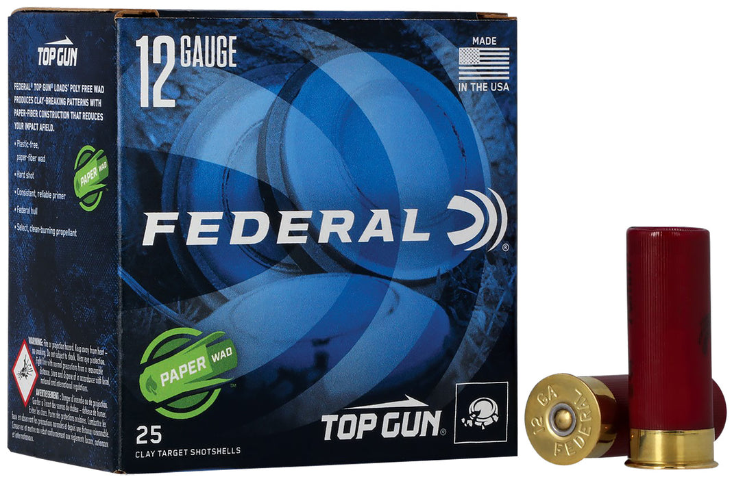 Federal GMT12175 Premium Paper Wad 12 Gauge 1 oz 25 Per Box 10 Cs