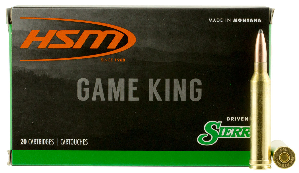 HSM 7MMMAG6N Game King  7mm Rem Mag 160 gr Sierra GameKing Spitzer Boat-Tail (SGSBT) 20 Per Box/20 Cs