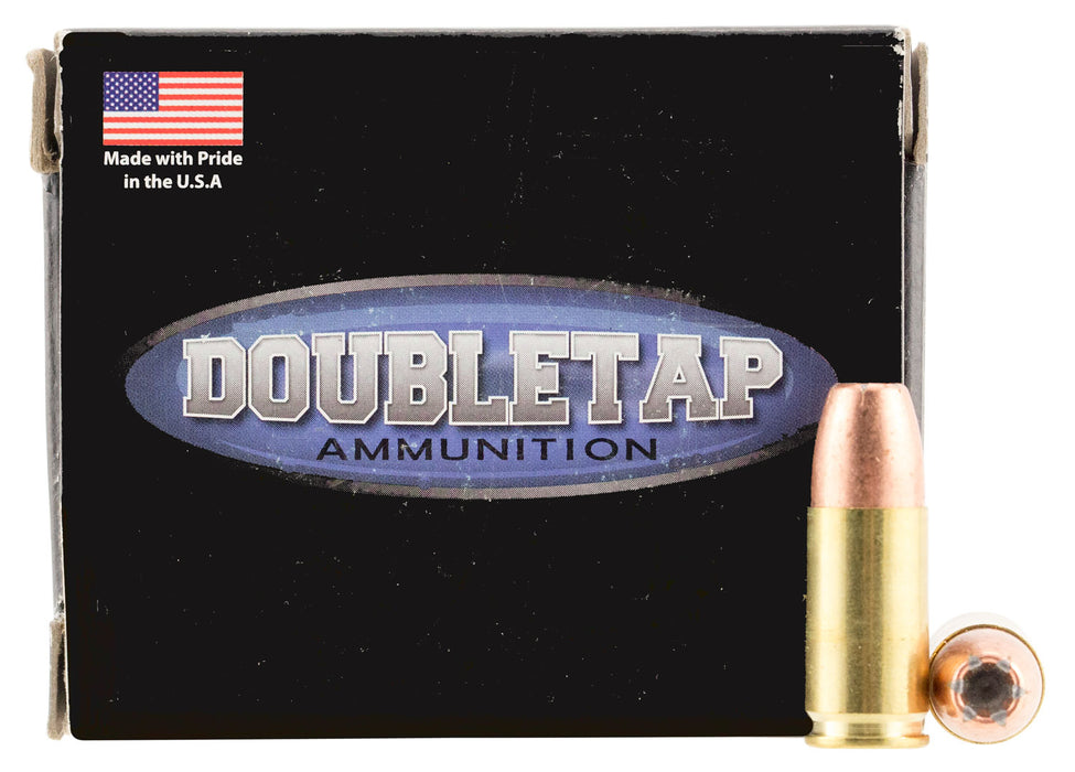 DoubleTap Ammunition 9MM124BD Defense  9mm Luger +P 124 gr 1300 fps Jacketed Hollow Point (JHP) 20 Bx/50 Cs