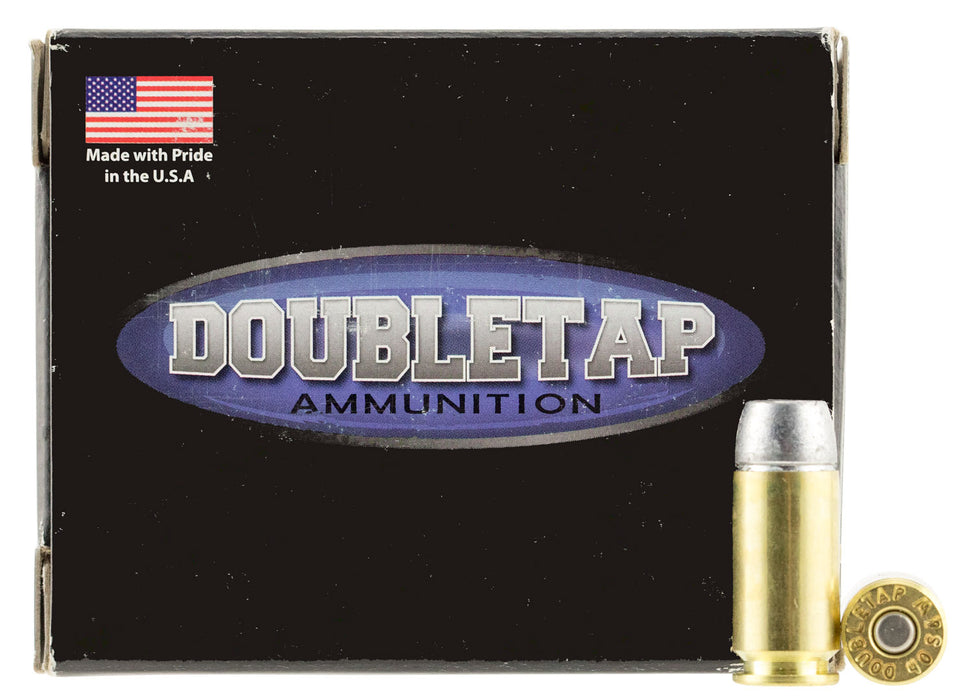 DoubleTap Ammunition 40200HC Hunter  40 S&W 200 gr 1050 fps Hard Cast Solid (HCSLD) 20 Bx/50 Cs