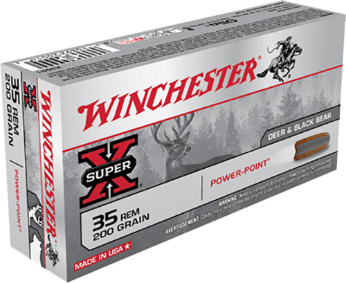Winchester Ammo X35R1 Super X  35 Rem 200 gr 2020 fps Power-Point (PP) 20 Bx/10 Cs