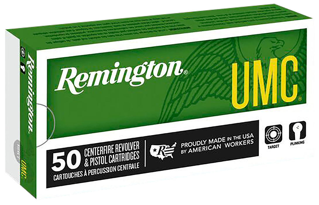 Remington Ammunition 23744 UMC  44 Rem Mag 180 gr 1610 fps Jacketed Soft Point (JSP) 50 Bx/10 Cs