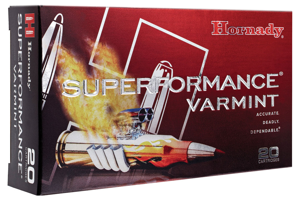 Hornady 8316 Superformance Varmint  222 Rem 50 gr 3345 fps V-Max (VMX) 20 Bx/10 Cs