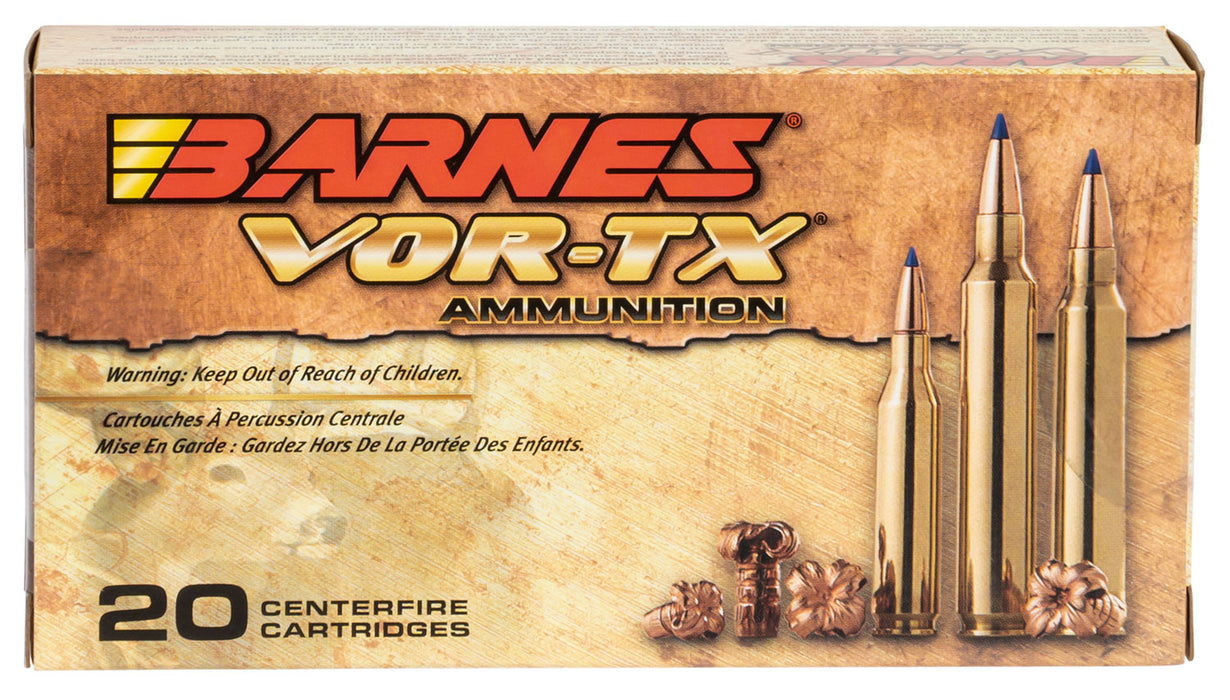 Barnes Bullets 22010 VOR-TX  260 Rem 120 gr 2950 fps Tipped TSX Boat-Tail 20 Bx/10 Cs