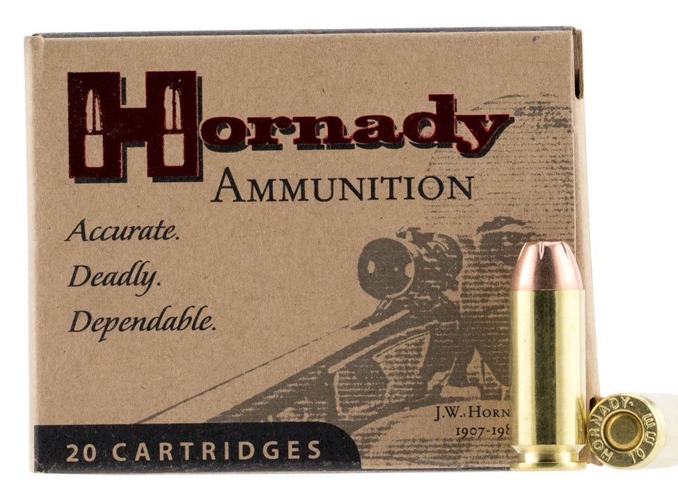 Hornady 9122 Custom  10mm Auto 155 gr 1410 fps Hornady XTP Hollow Point (XTPHP) 20 Bx/10 Cs