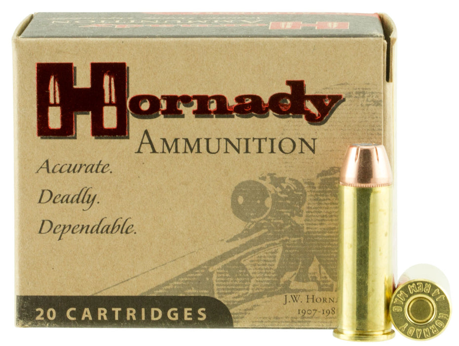 Hornady 9080 Custom  44 Rem Mag 200 gr 1500 fps Hornady XTP Hollow Point (XTPHP) 20 Bx/10 Cs