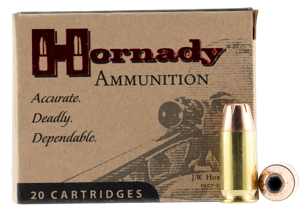 Hornady 9096 Custom  45 ACP +P 230 gr 950 fps Hornady XTP Hollow Point (XTPHP) 20 Bx/10 Cs