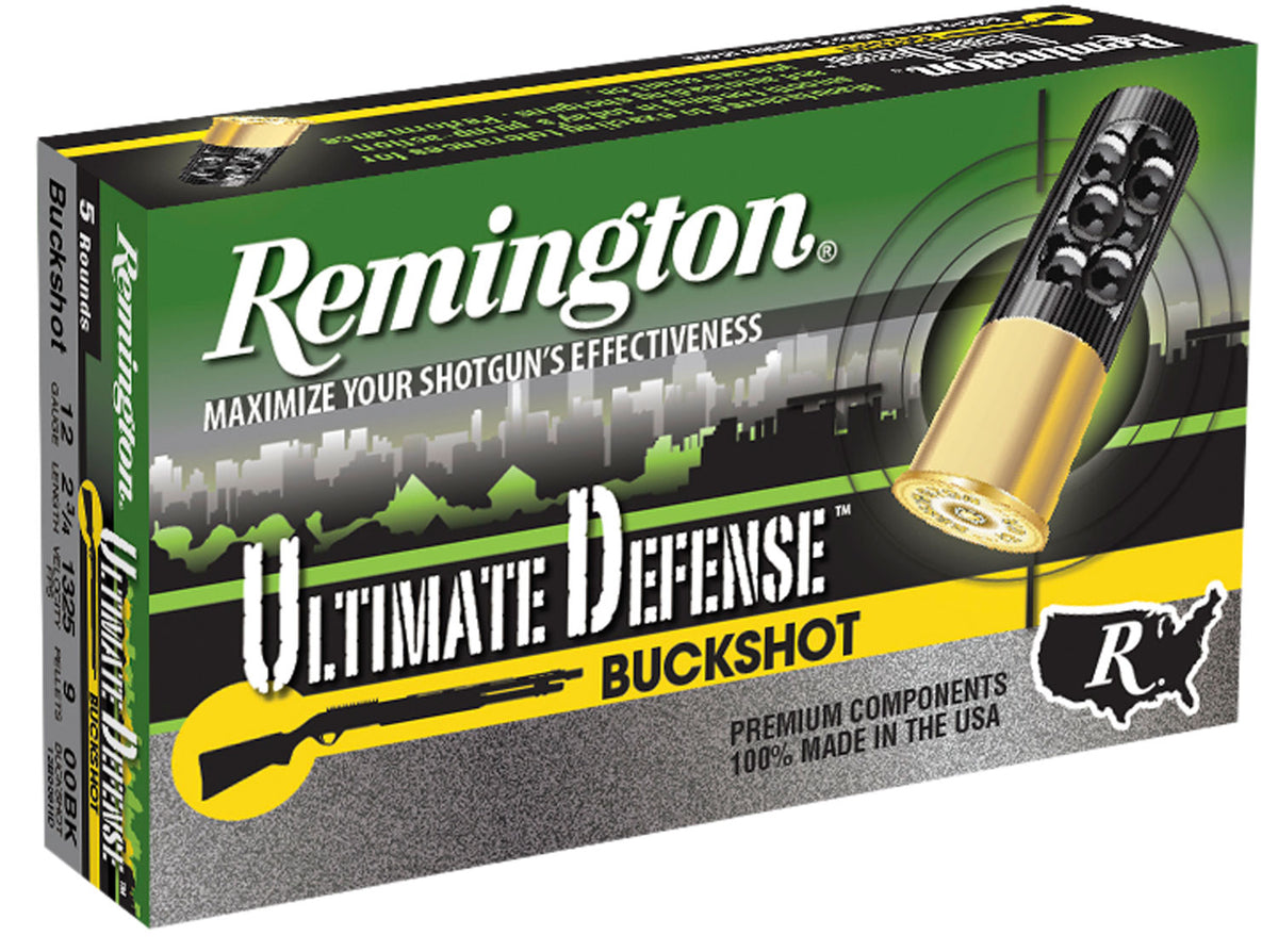 Remington Ammunition 20713 Ultimate Defense 12 Gauge 2.75 9