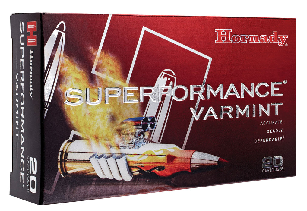 Hornady 83204 Superformance Varmint  204 Ruger 32 gr 4225 fps Hornady V-Max (VMX) 20 Bx/10 Cs